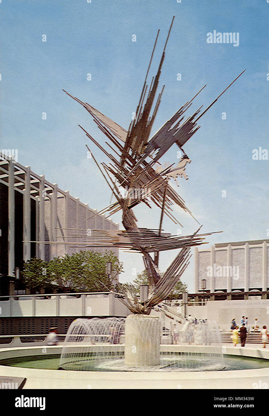 Space Sculpture. Los Angeles.1964 Stock Photo