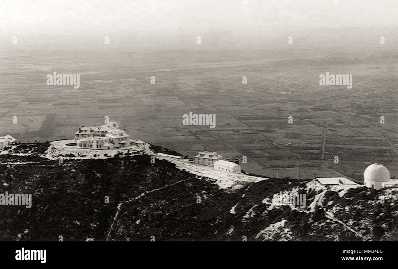 View of Observatory. Mount Hamilton. 1930 Stock Photo