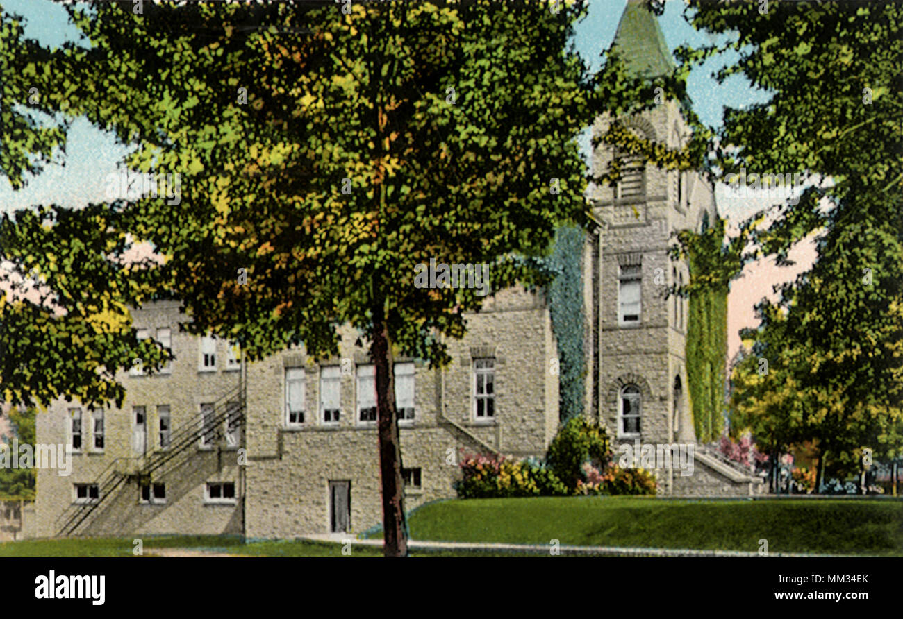 Collegiate Institute. Brockville. 1929 Stock Photo