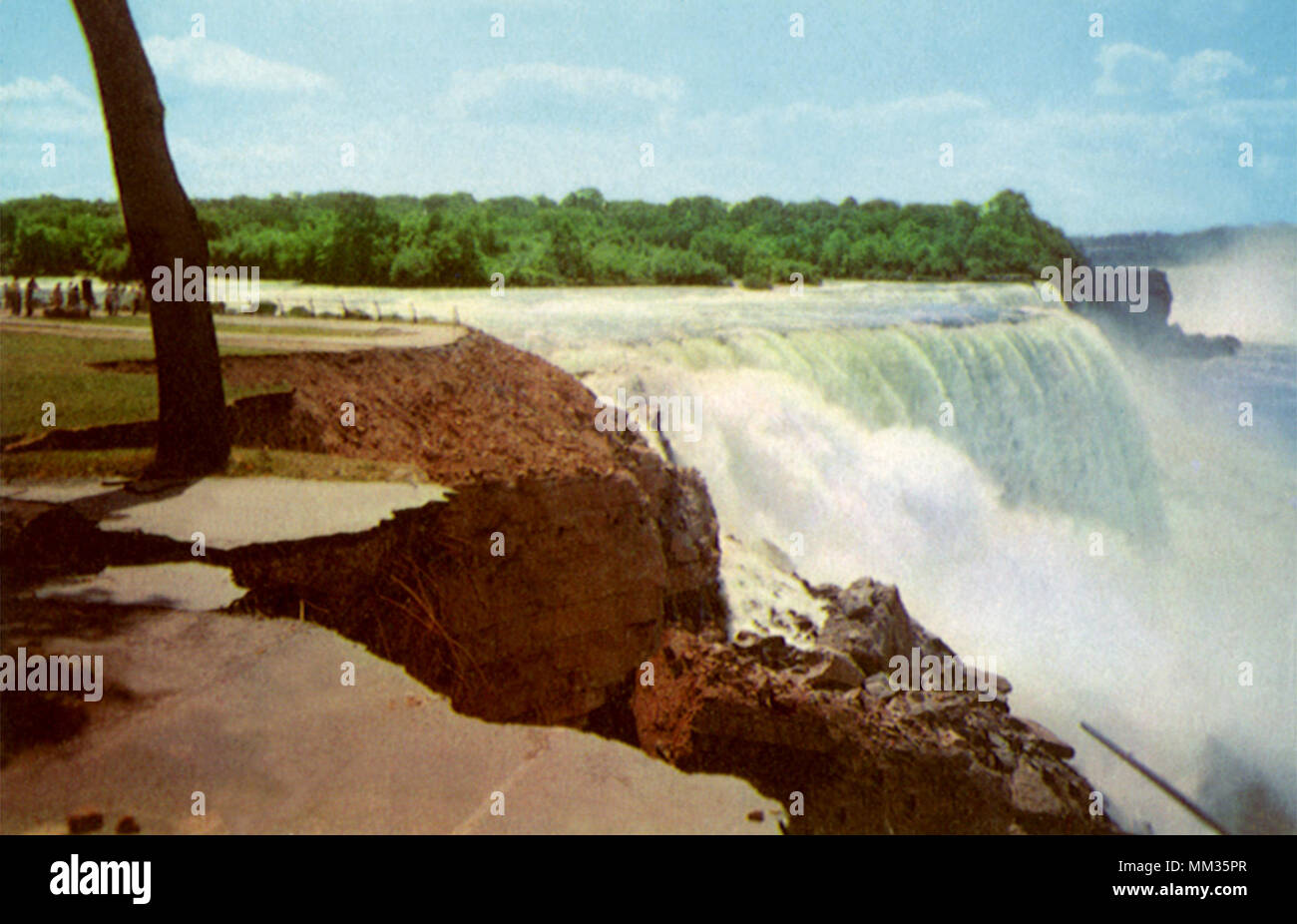 Prospect Point. Niagara Falls. 1954 Stock Photo