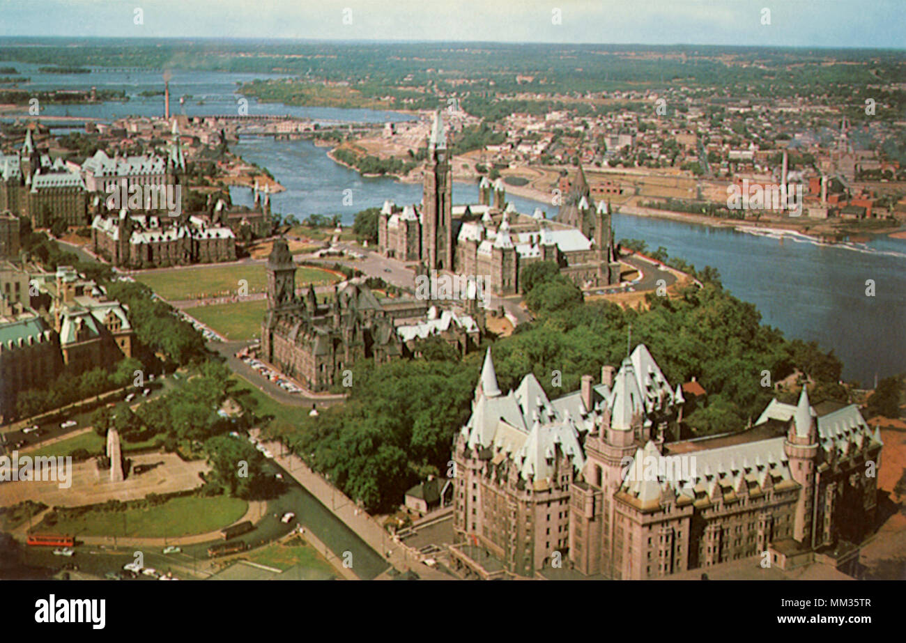 View of Ottawa. 1960 Stock Photo Alamy