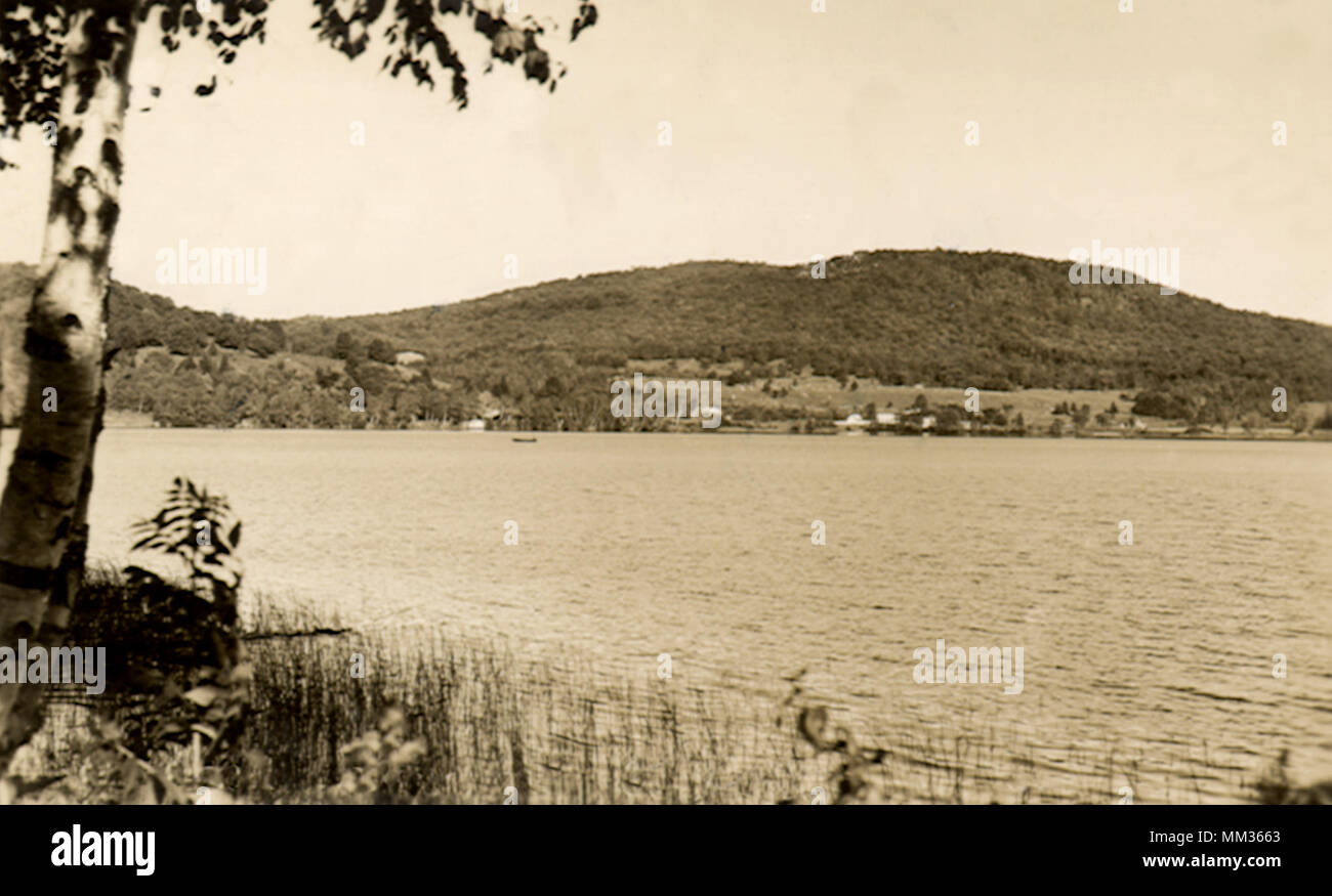 Lake Maskinonge. Saint Jovite. 1930 Stock Photo