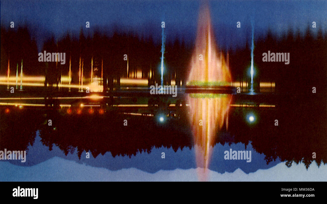 Fountain at Stanley Park. Vancouver. 1960 Stock Photo Alamy