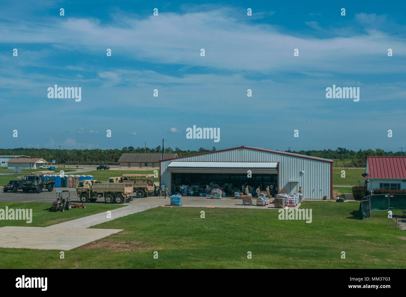 To support local residents after Hurricane Harvey, donations of water