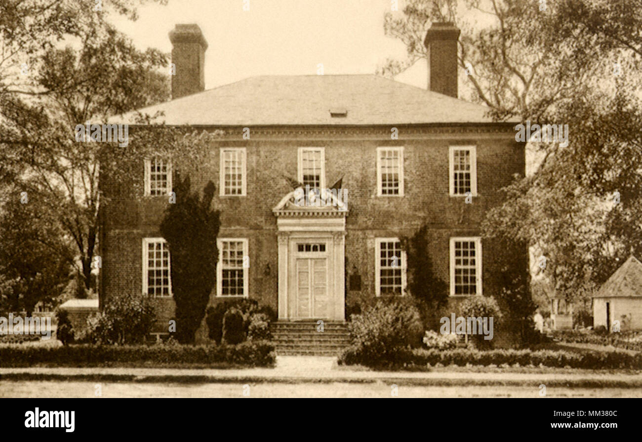 White House. Williamsburg. 1930 Stock Photo Alamy