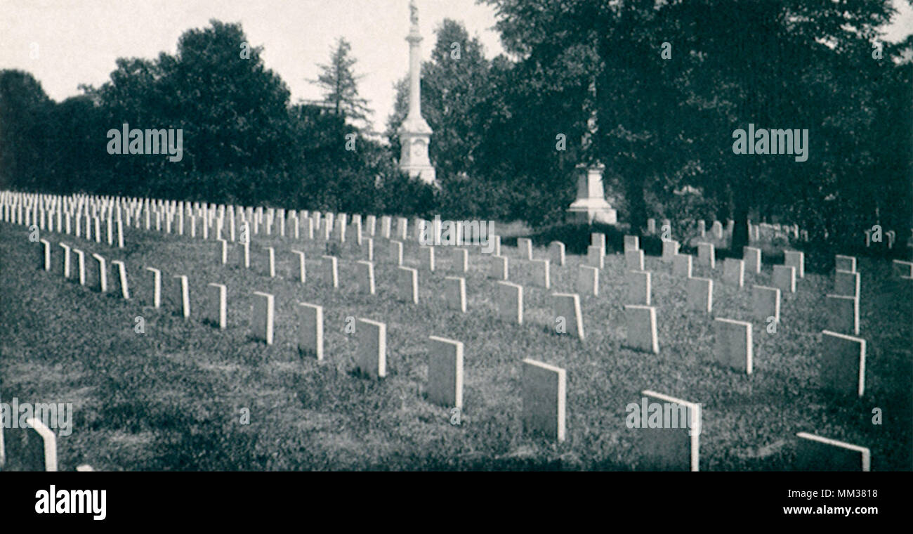 Stonewall Cemetery. Winchester. 1930 Stock Photo