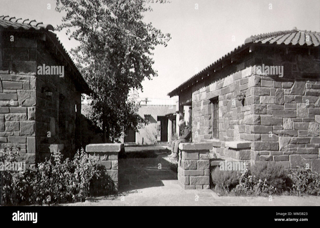 Several Buildings. Cameron.  1940 Stock Photo