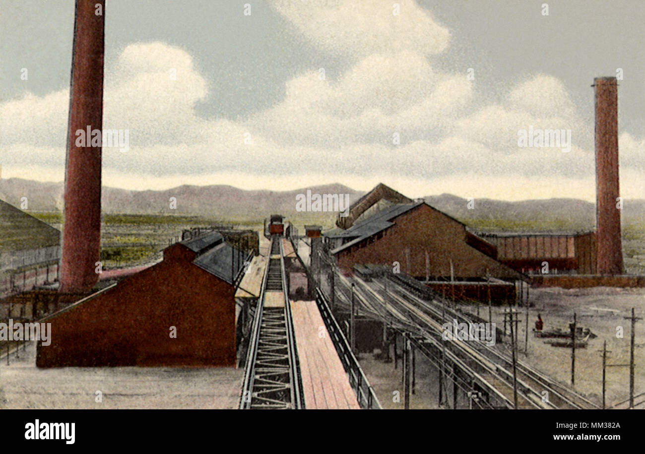 USA 1923 photo postcard Copper Queen Smelter, Douglas AZ USA 1923 photo postcard Copper Queen Smelter, Douglas AZ