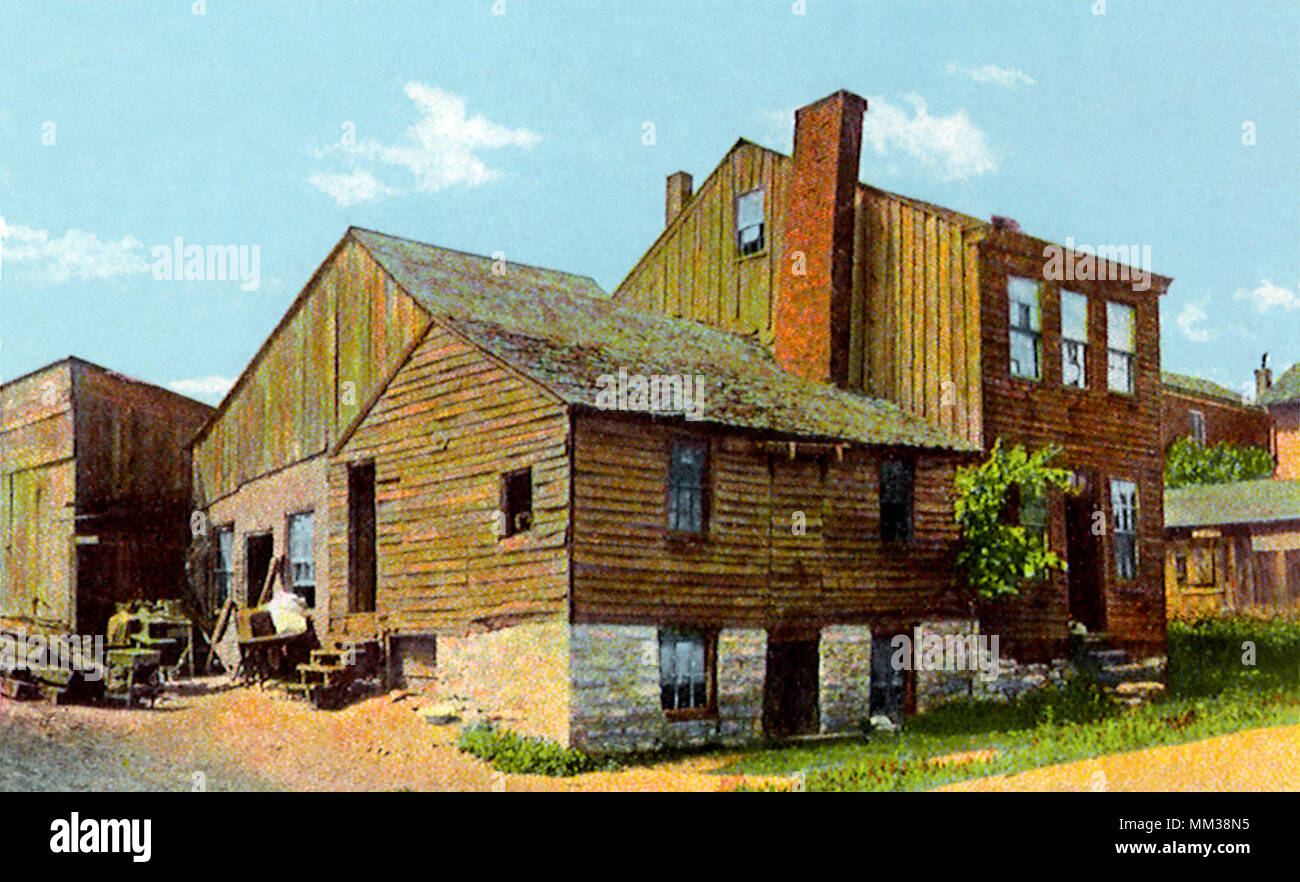 Home of Huckleberry Finn. Hannibal. 1942 Stock Photo