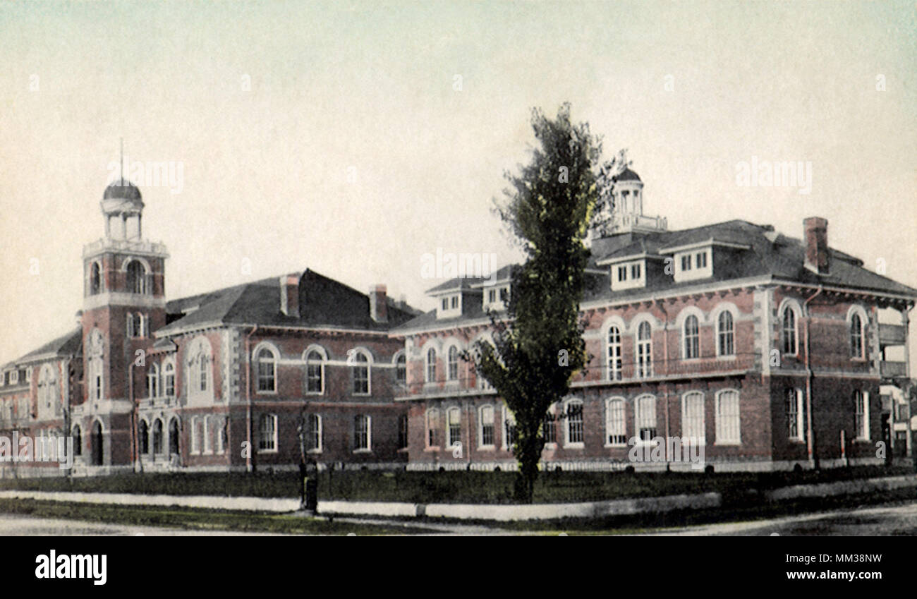 St. Stanislaus College. Bay Saint Louis. 1910 Stock Photo