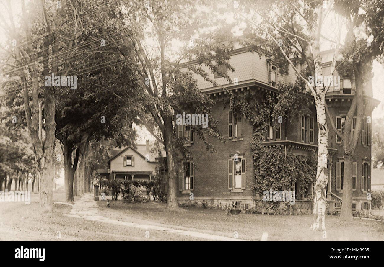 Moruley Academy. Keeseville. 1913 Stock Photo