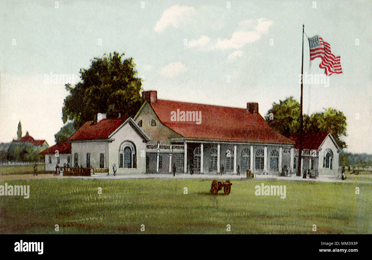 Government Buildings. Jamestown. 1910 Stock Photo Alamy
