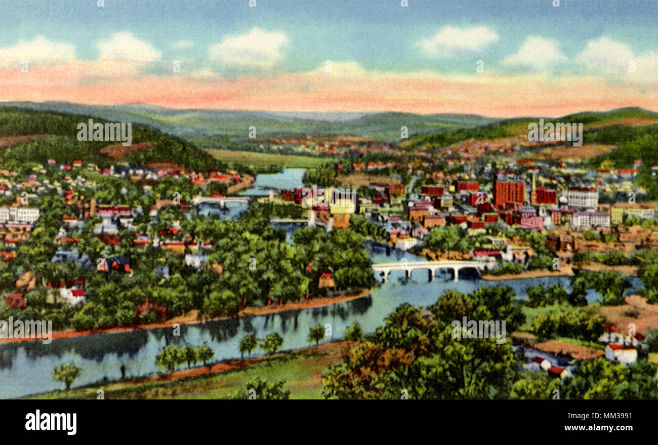 From South Mountain Park. Binghamton. 1940 Stock Photo Alamy