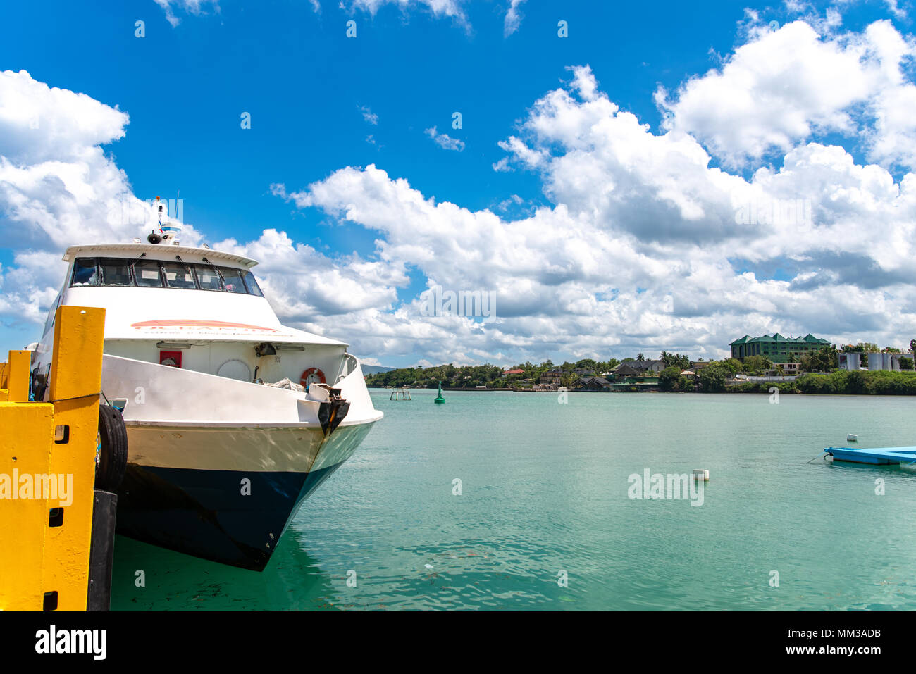 Apr 23,2018 Bohol island, Philippines : Oceanjet ferry anchorage at ...