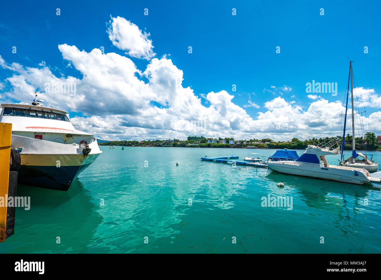 Apr 23,2018 Bohol island, Philippines : Oceanjet ferry anchorage at ...