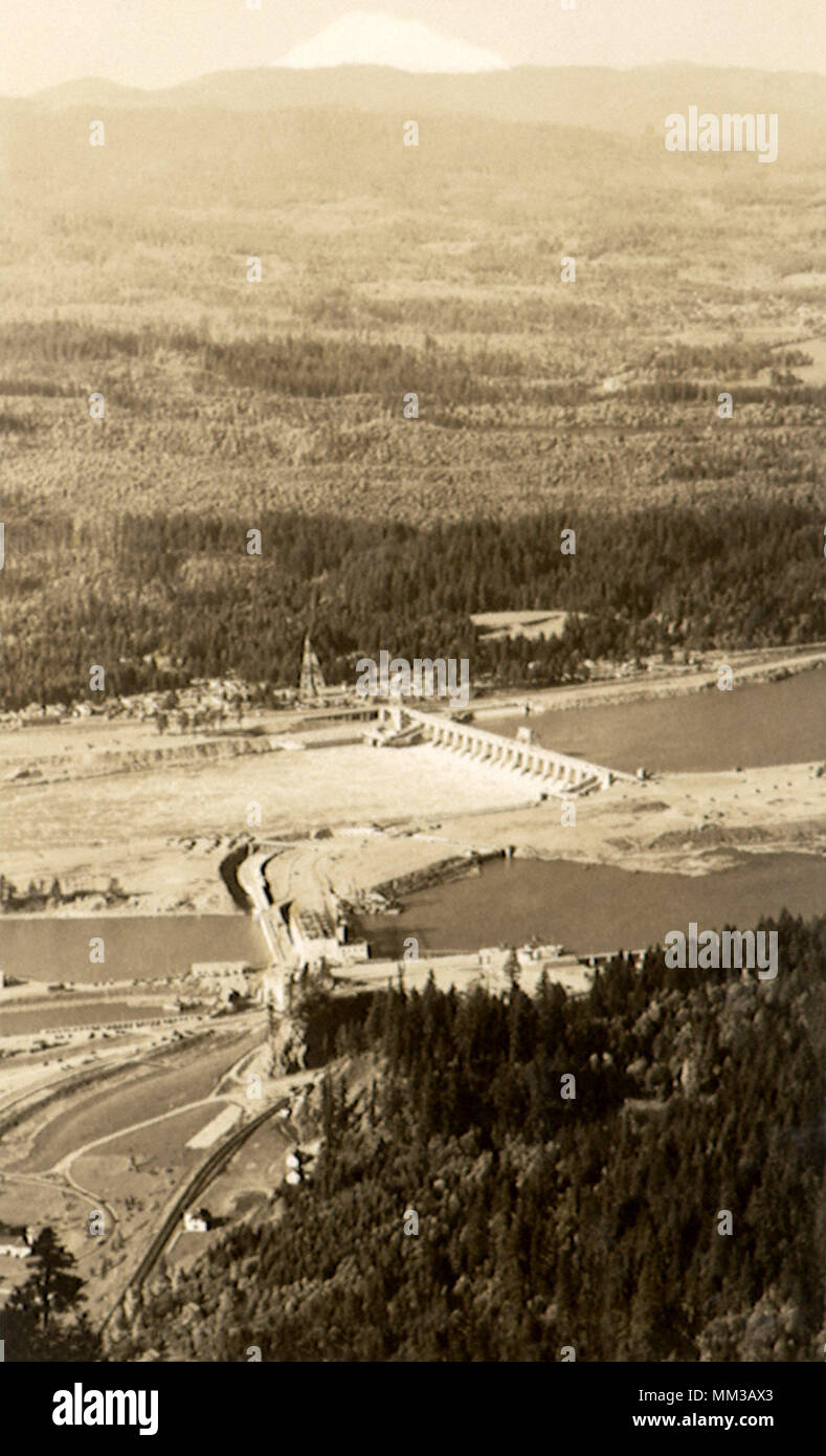 Bonneville Dam. North Bonneville. 1935 Stock Photo Alamy