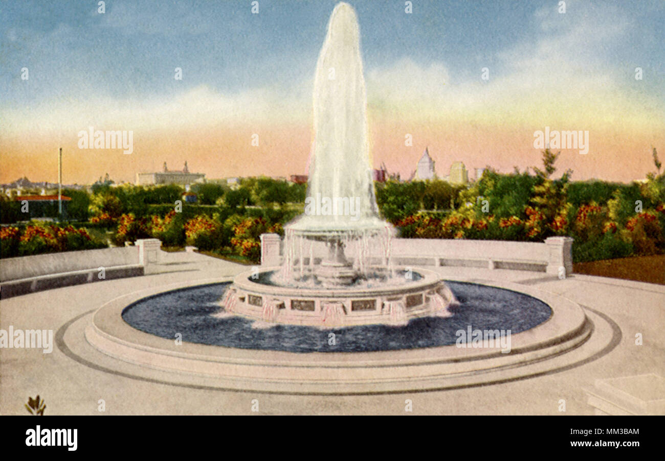 McElroy Fountain. Oakland. 1910 Stock Photo Alamy