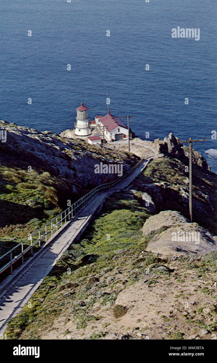 Lighthouse. Point Reyes Station. 1960 Stock Photo Alamy