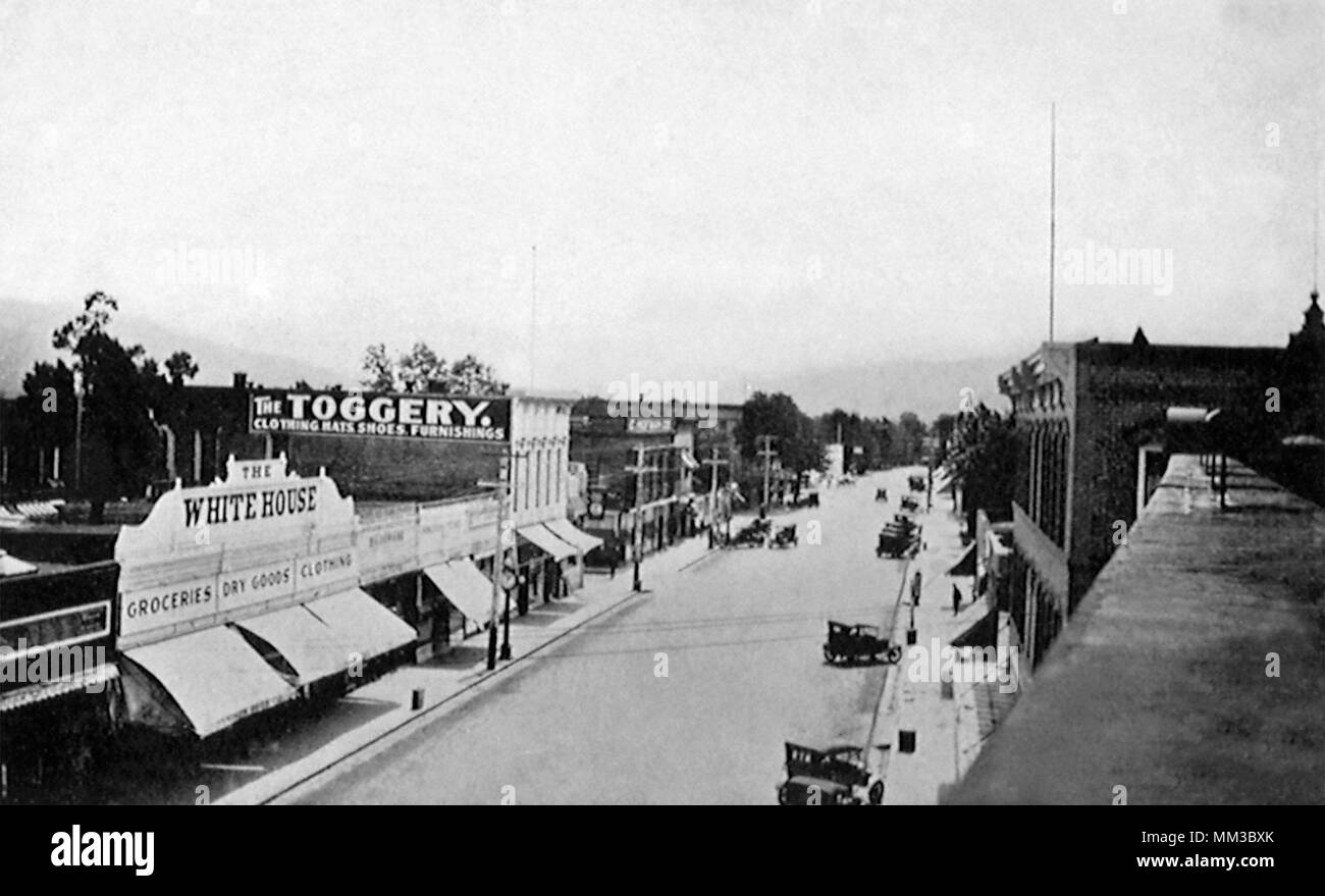 State Street. Ukiah. 1928 Stock Photo Alamy
