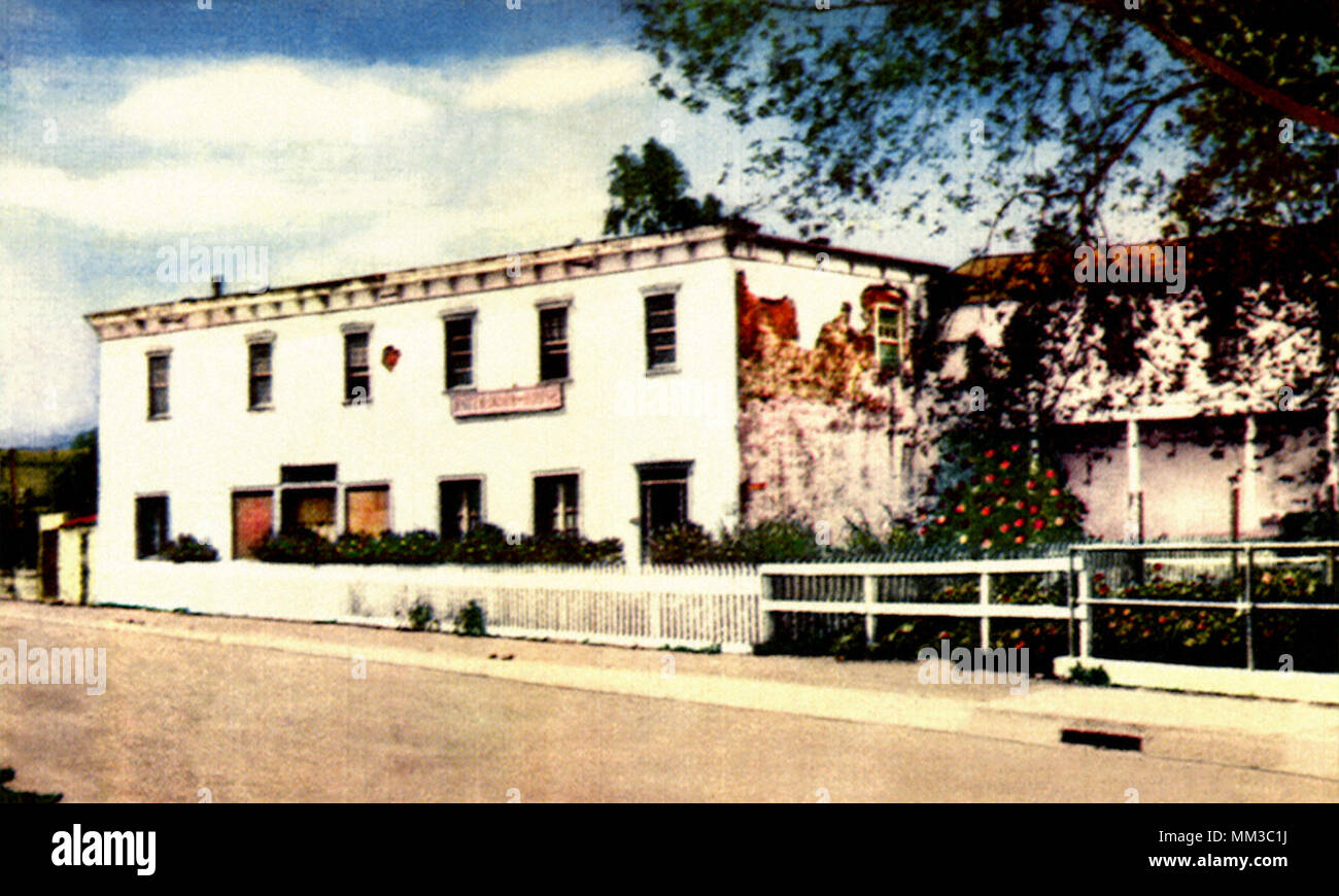 Robert Louis Stevenson House. Monterey. 1945 Stock Photo
