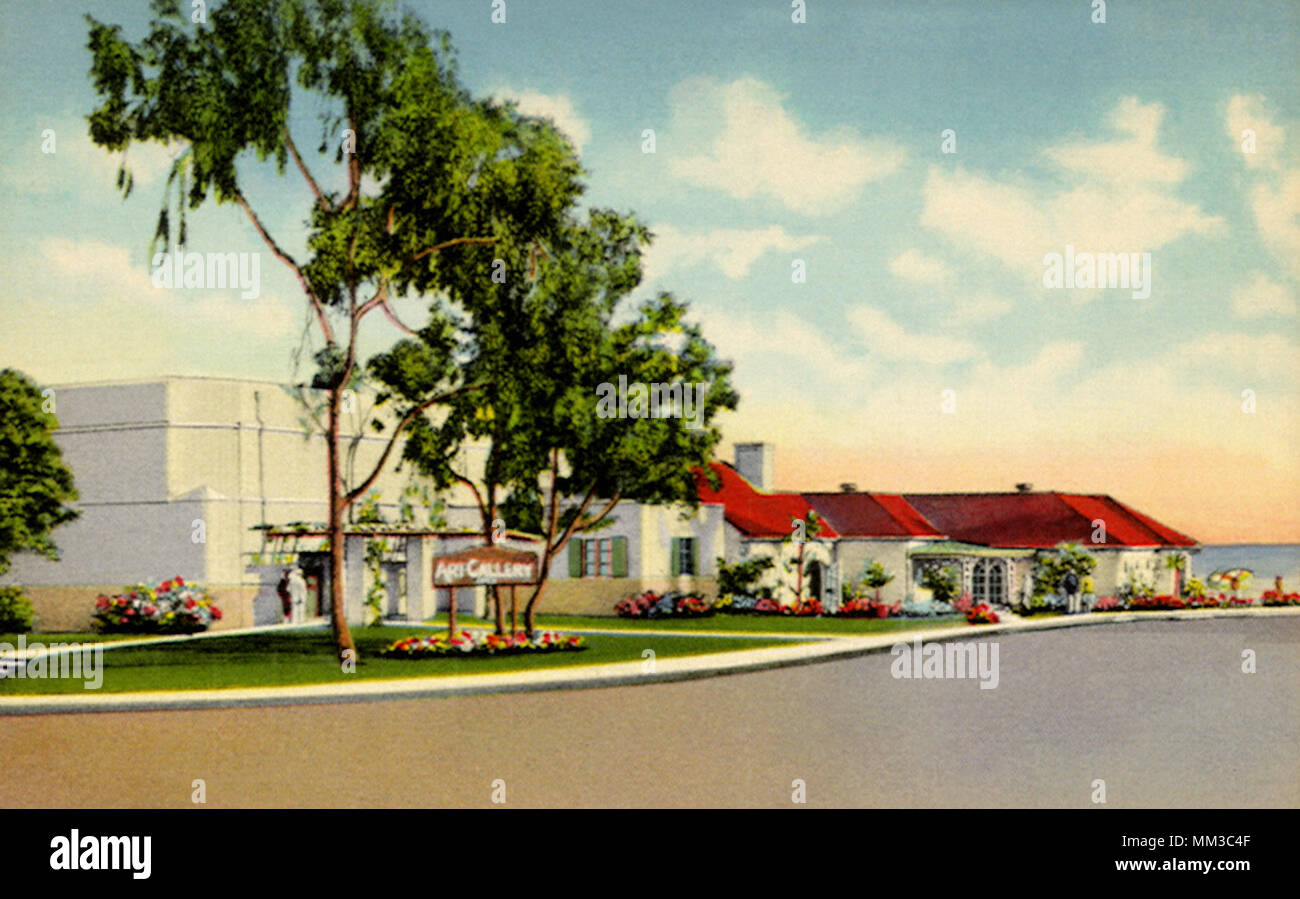 Art Gallery. Laguna Beach. 1935 Stock Photo Alamy