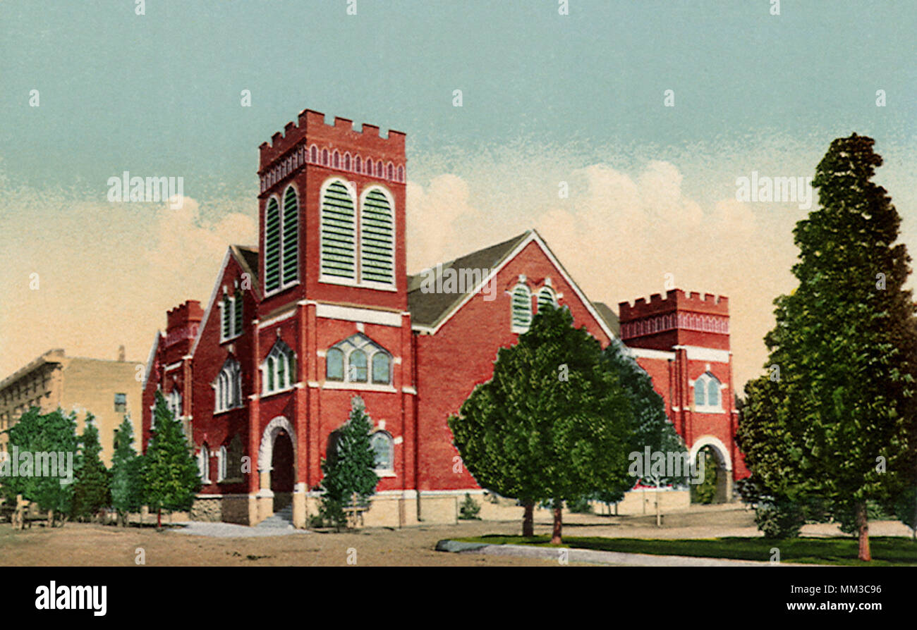 Baptist Church. Riverside. 1910 Stock Photo