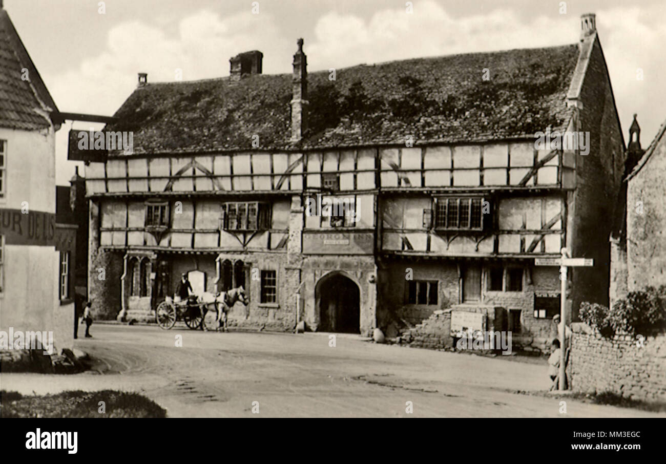 Norton St. Philip. Bath. 1930 Stock Photo Alamy