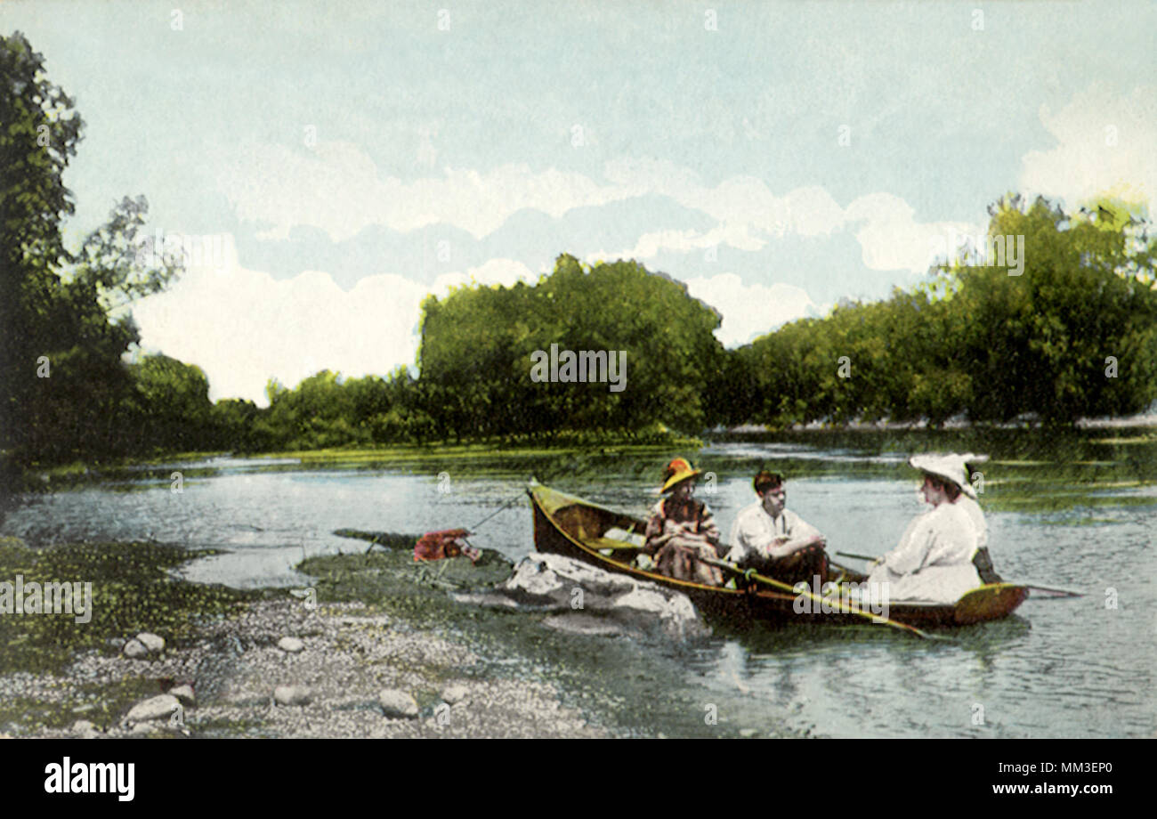 Jackson River. Covington. 1910 Stock Photo