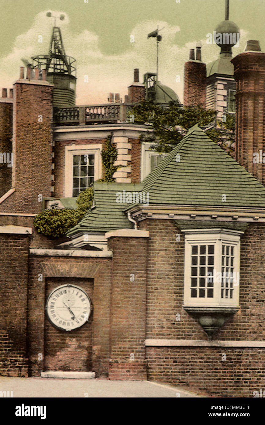 Royal Observatory. Greenwich. 1910 Stock Photo