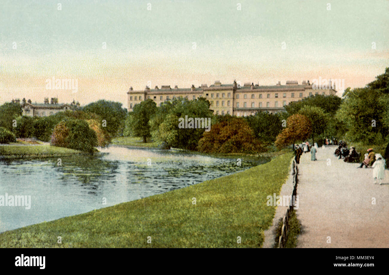 Princess Park. Liverpool. 1910 Stock Photo