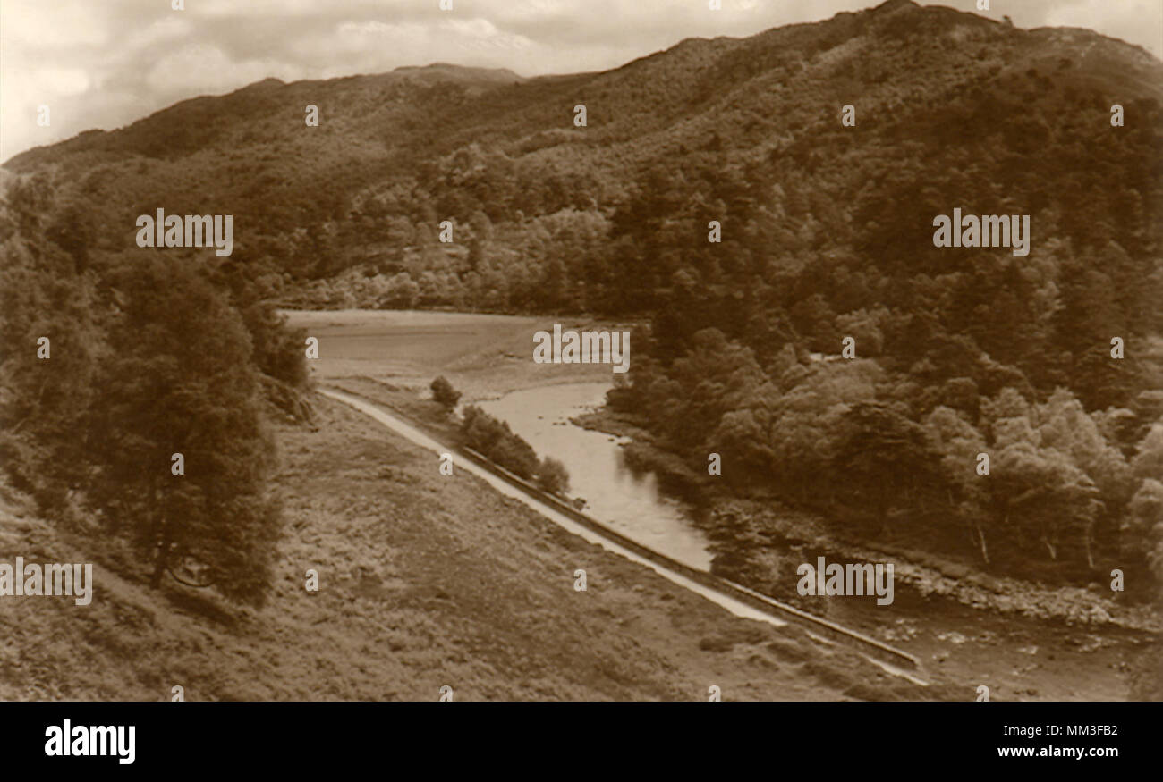 Glen Affaric. Inverness-Shire. 1930 Stock Photo