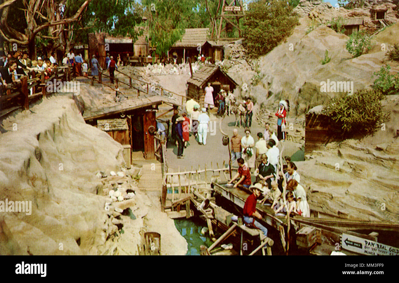 Knott's Berry Farm Gold Mine. Buena Park. 1960 Stock Photo Alamy