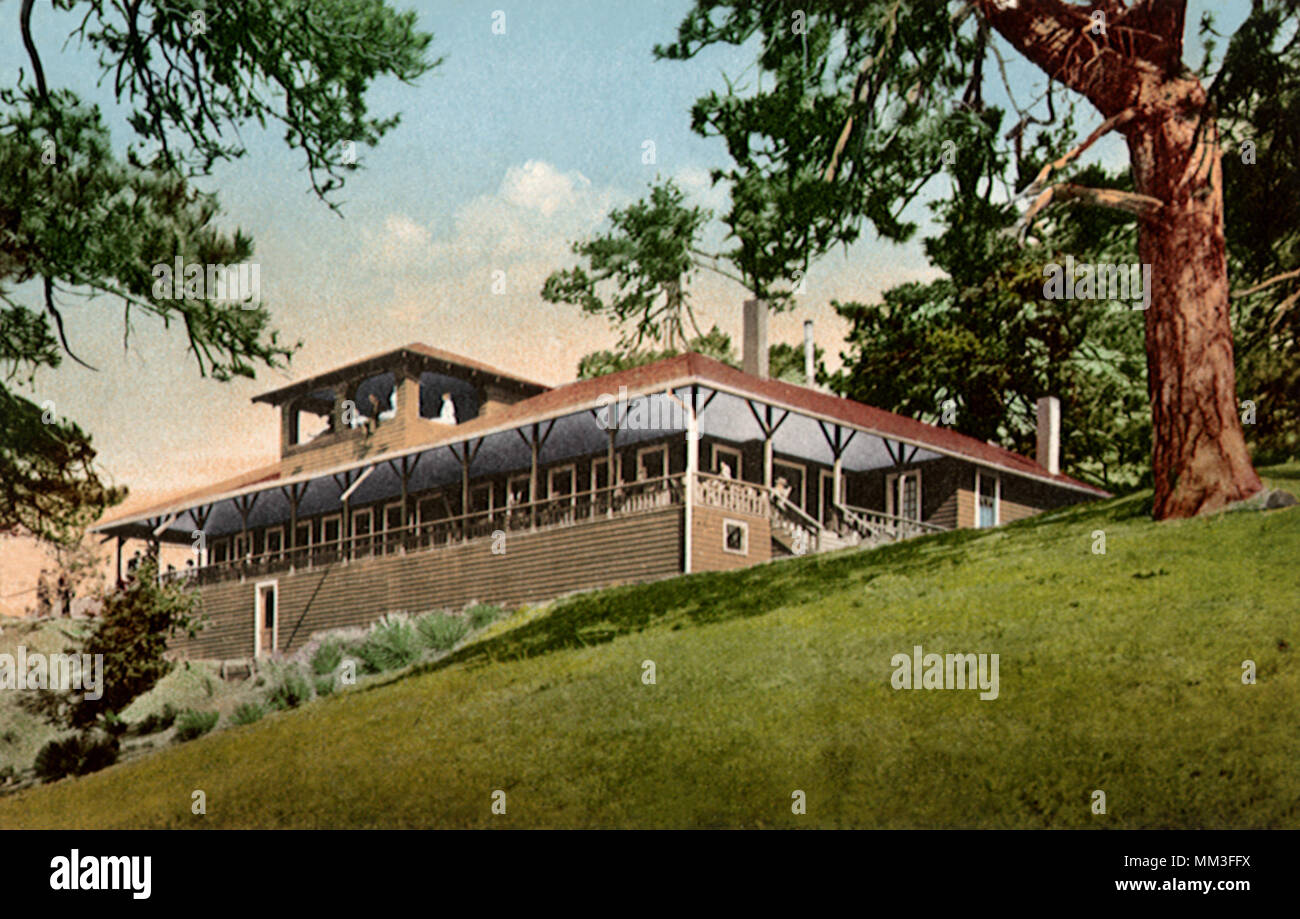 Hotel. Mount Wilson. 1910 Stock Photo