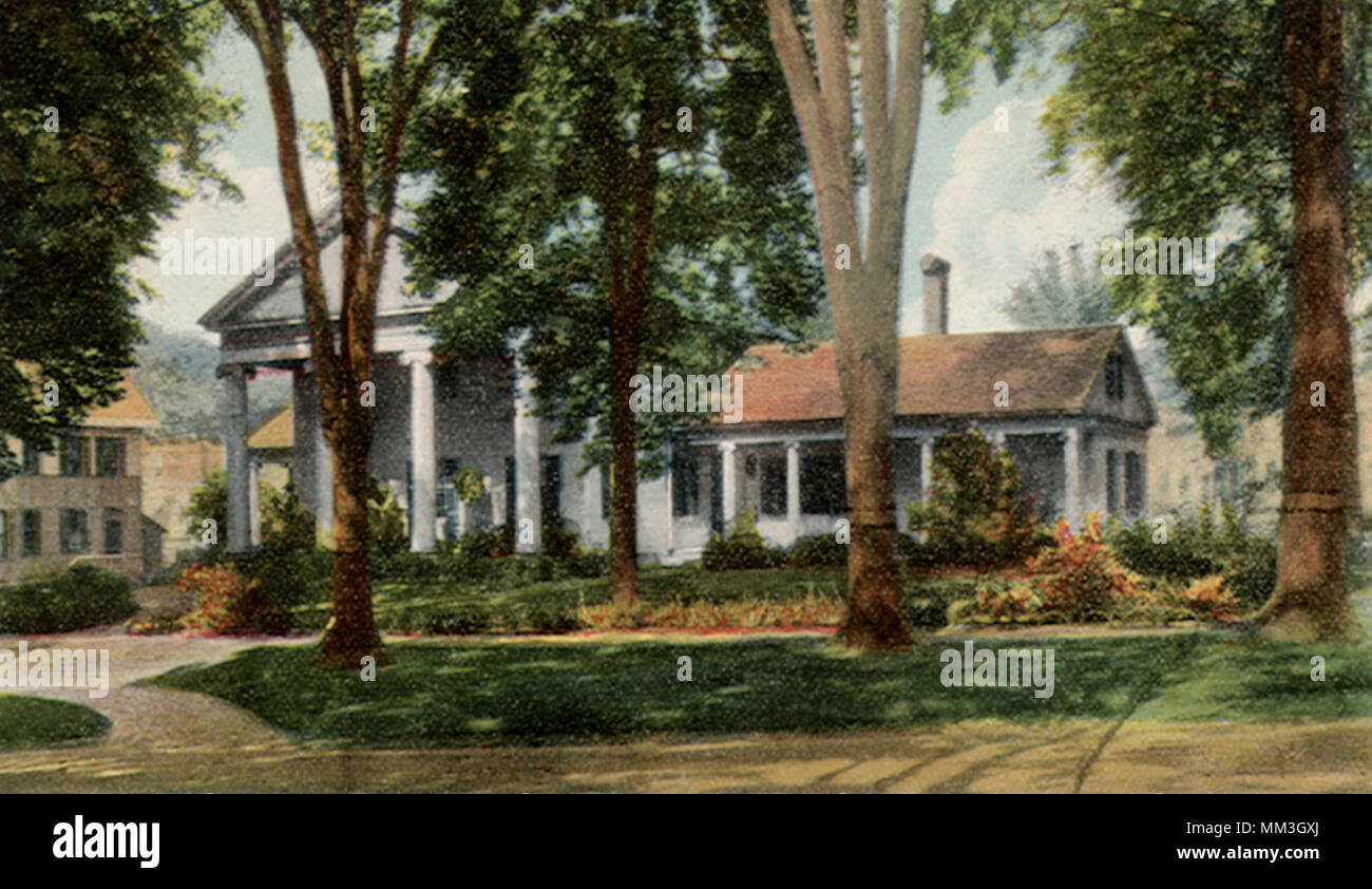 A. D. Potter House. Greenfield. 1910 Stock Photo