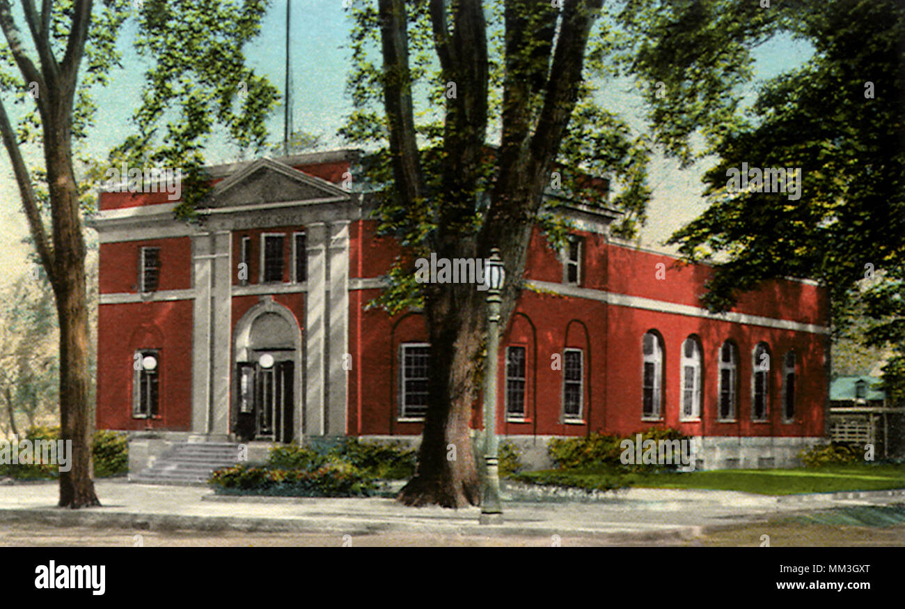 Post Office. Greenfield. 1935 Stock Photo Alamy