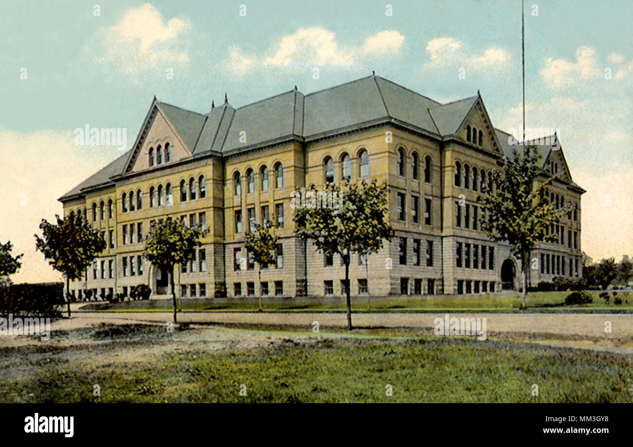 High School. Holyoke. 1911 Stock Photo Alamy