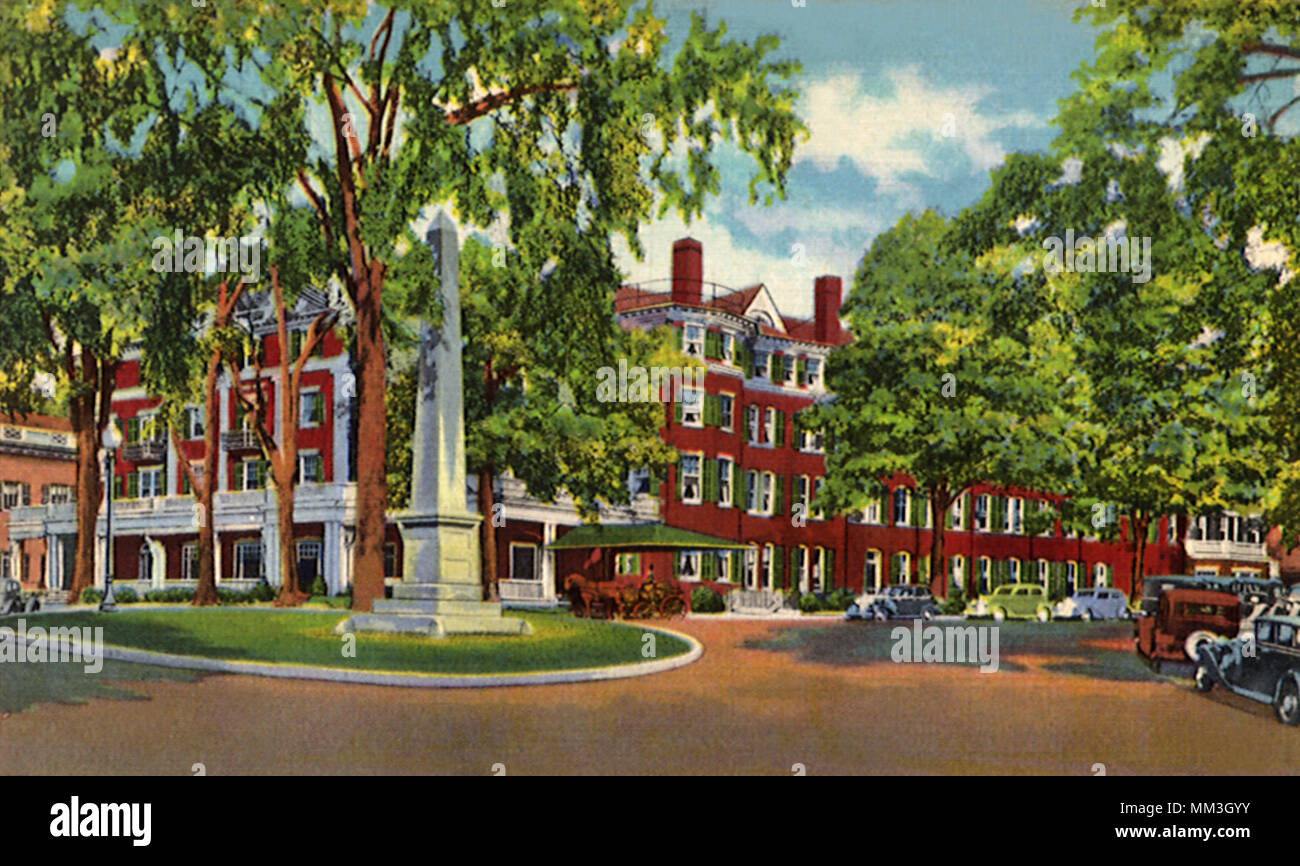 Curtis Hotel. Lenox. 1935 Stock Photo Alamy
