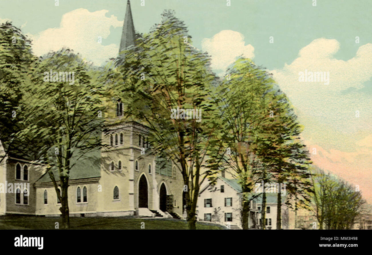 Saint Mary's Church. Southbridge. 1910 Stock Photo