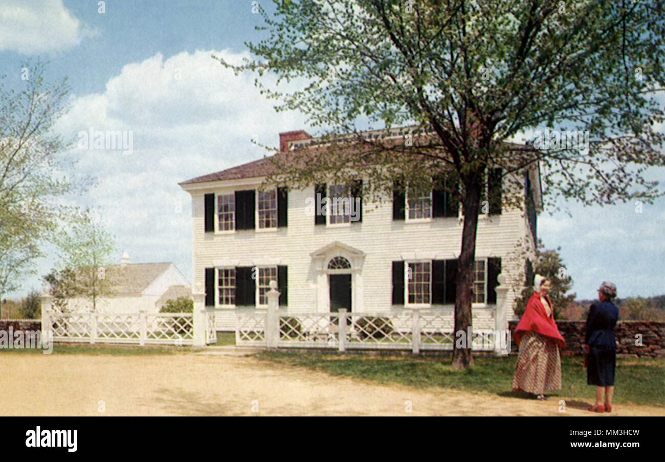 Towne House. Old Sturbridge Village. 1960 Stock Photo Alamy