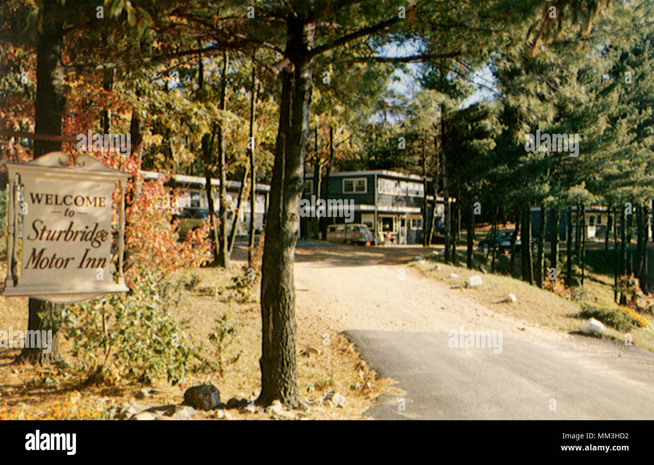 Sturbridge Motor Inn. Sturbridge. 1960 Stock Photo Alamy