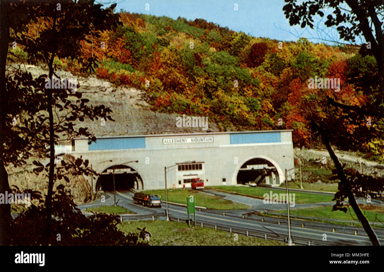 Tunnel. Allegheny. 1960 Stock Photo