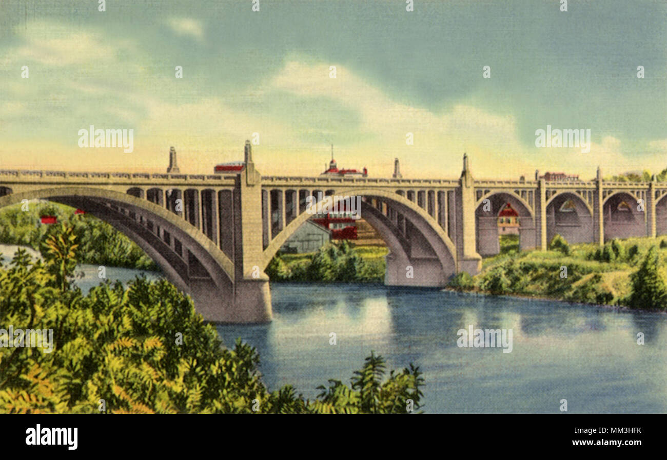Tilghman Street Bridge. Allegheny. 1963 Stock Photo