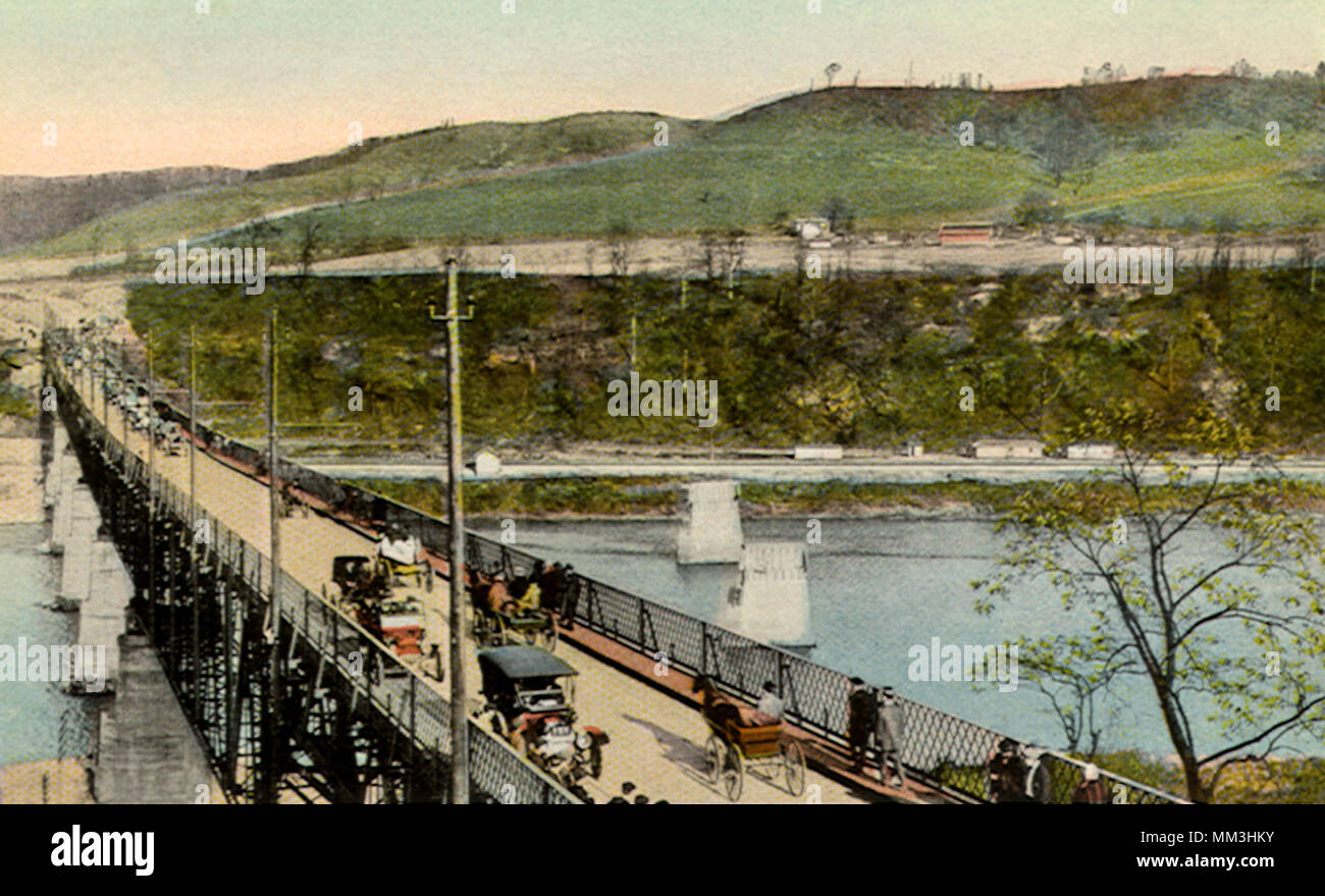EllwoodKoppel Bridge. Koppel. 1910 Stock Photo Alamy