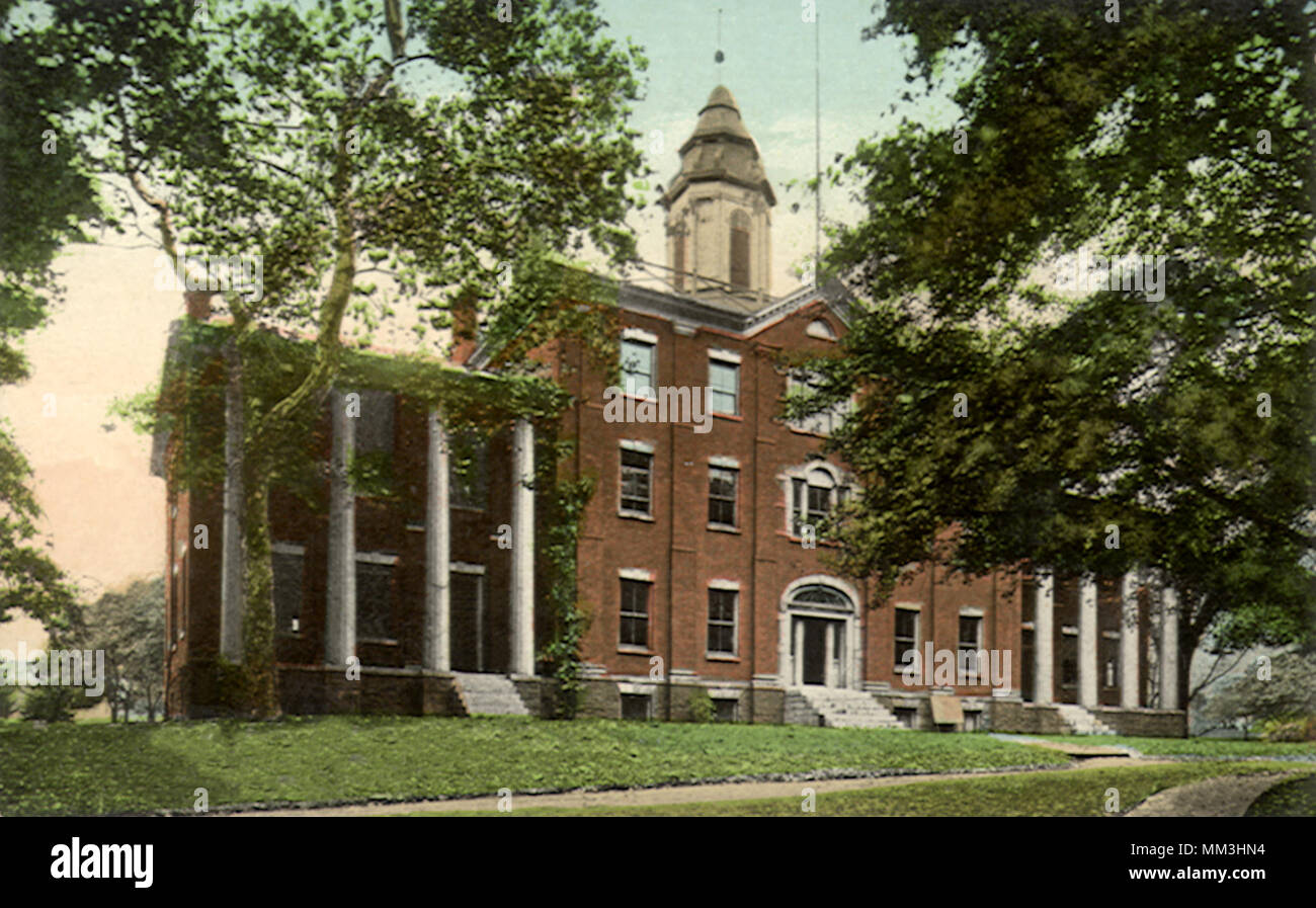 Allegheny College. Meadville. 1910 Stock Photo