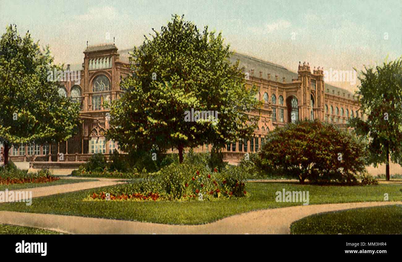 Hall at Fairmount Park. Philadelphia. 1910 Stock Photo - Alamy