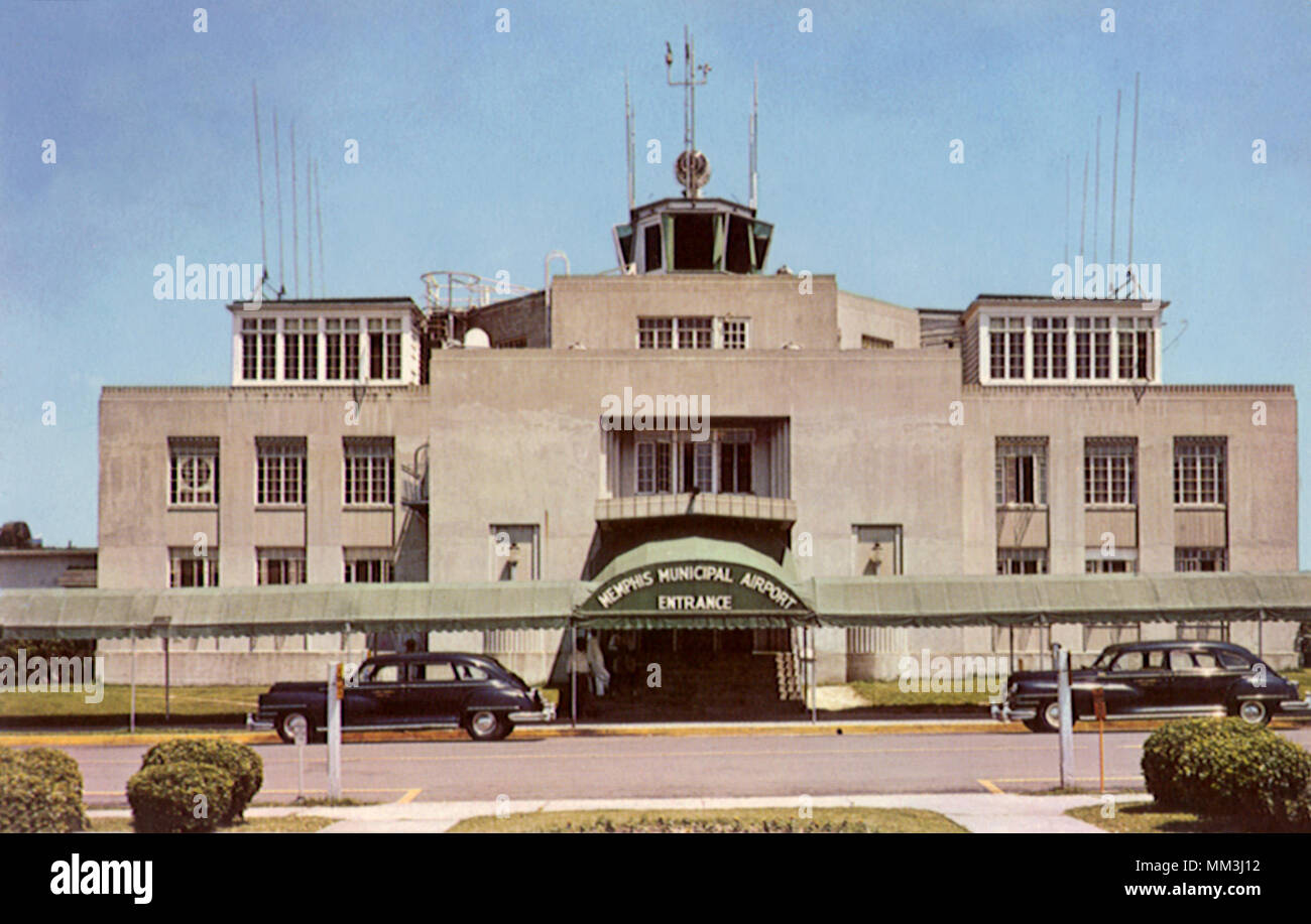 Municipal Airport. Memphis. 1954 Stock Photo
