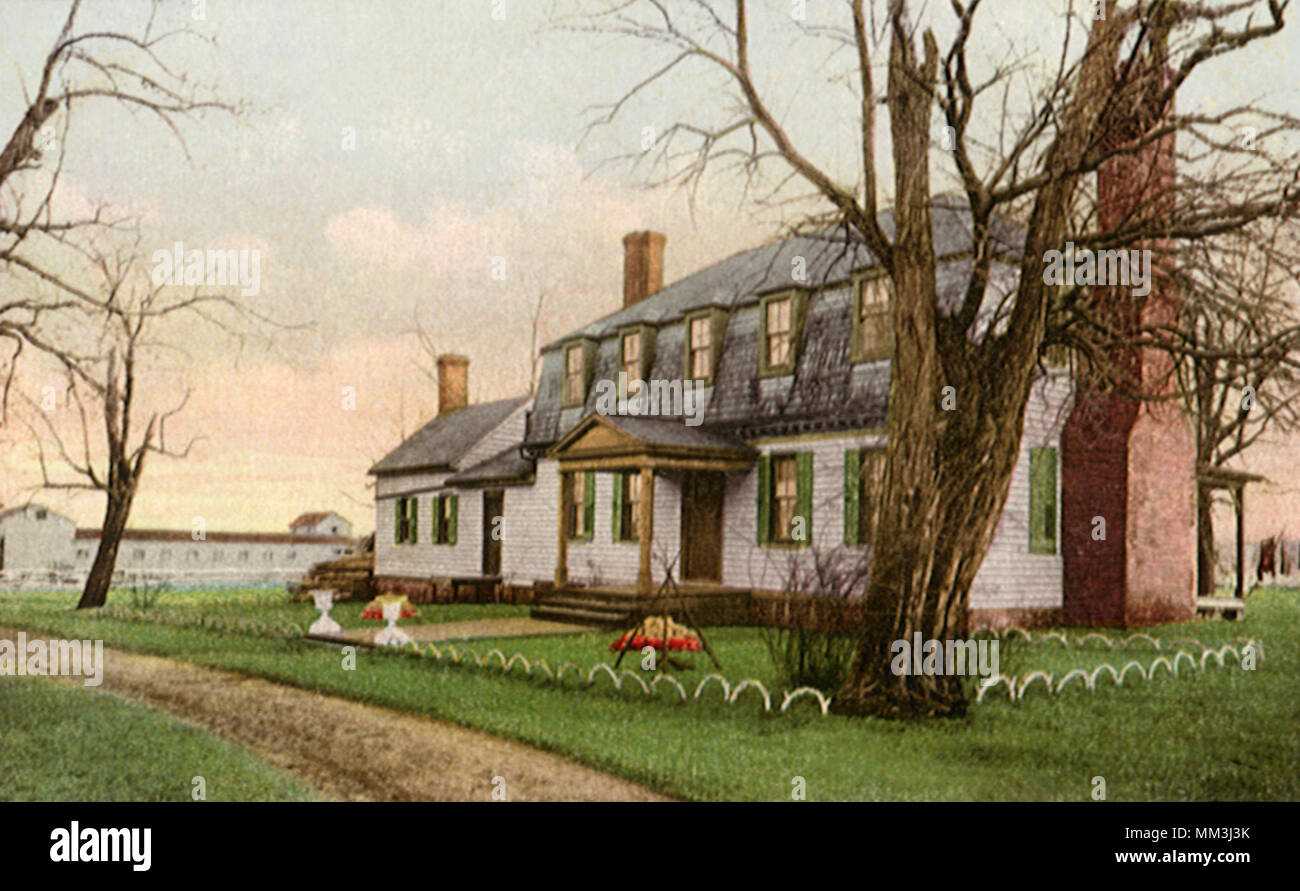 Where Cornwallis Surrendered. Yorktown. 1910 Stock Photo