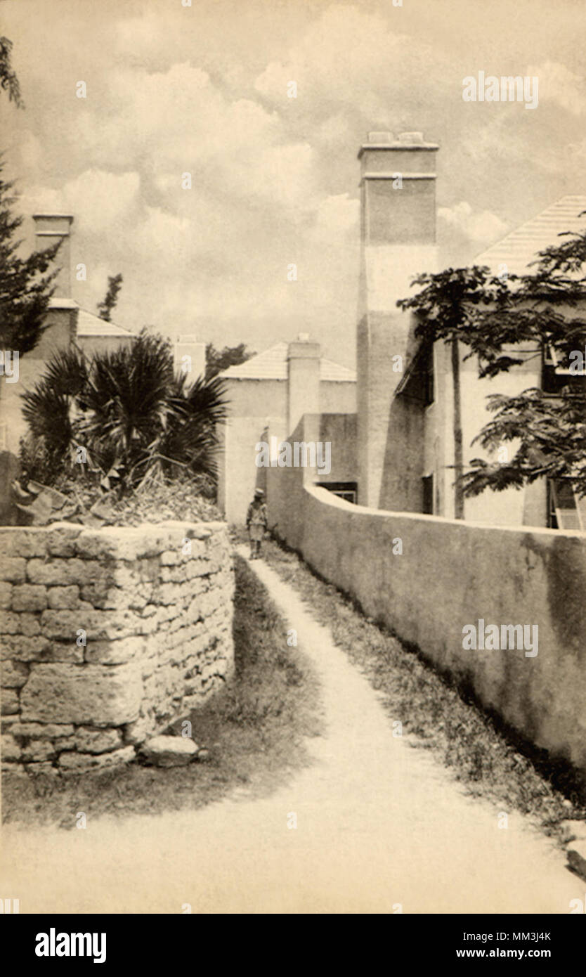 Lane. Saint Georges. 1930 Stock Photo