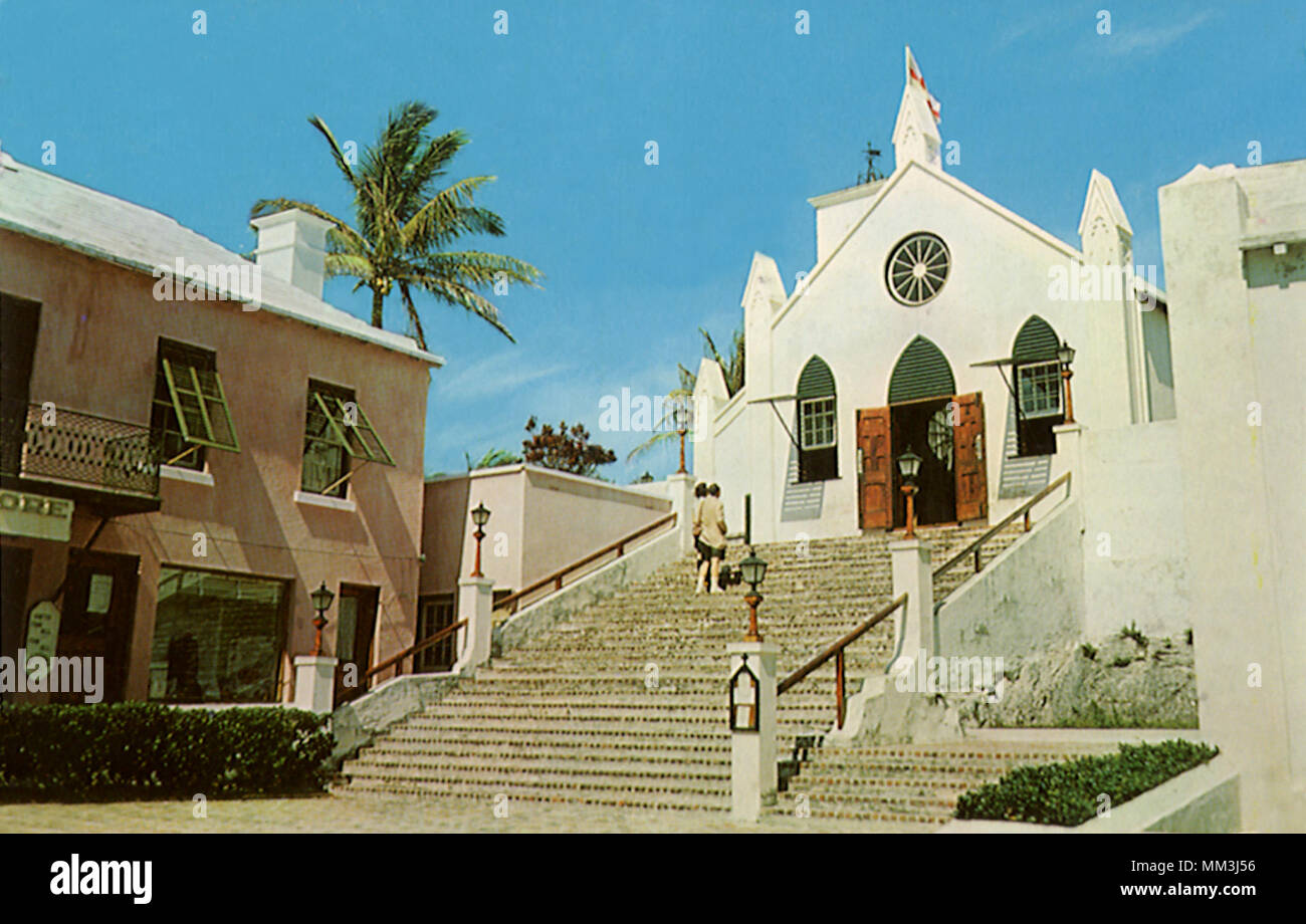 Saint Peter's Church. Saint Georges. 1955 Stock Photo