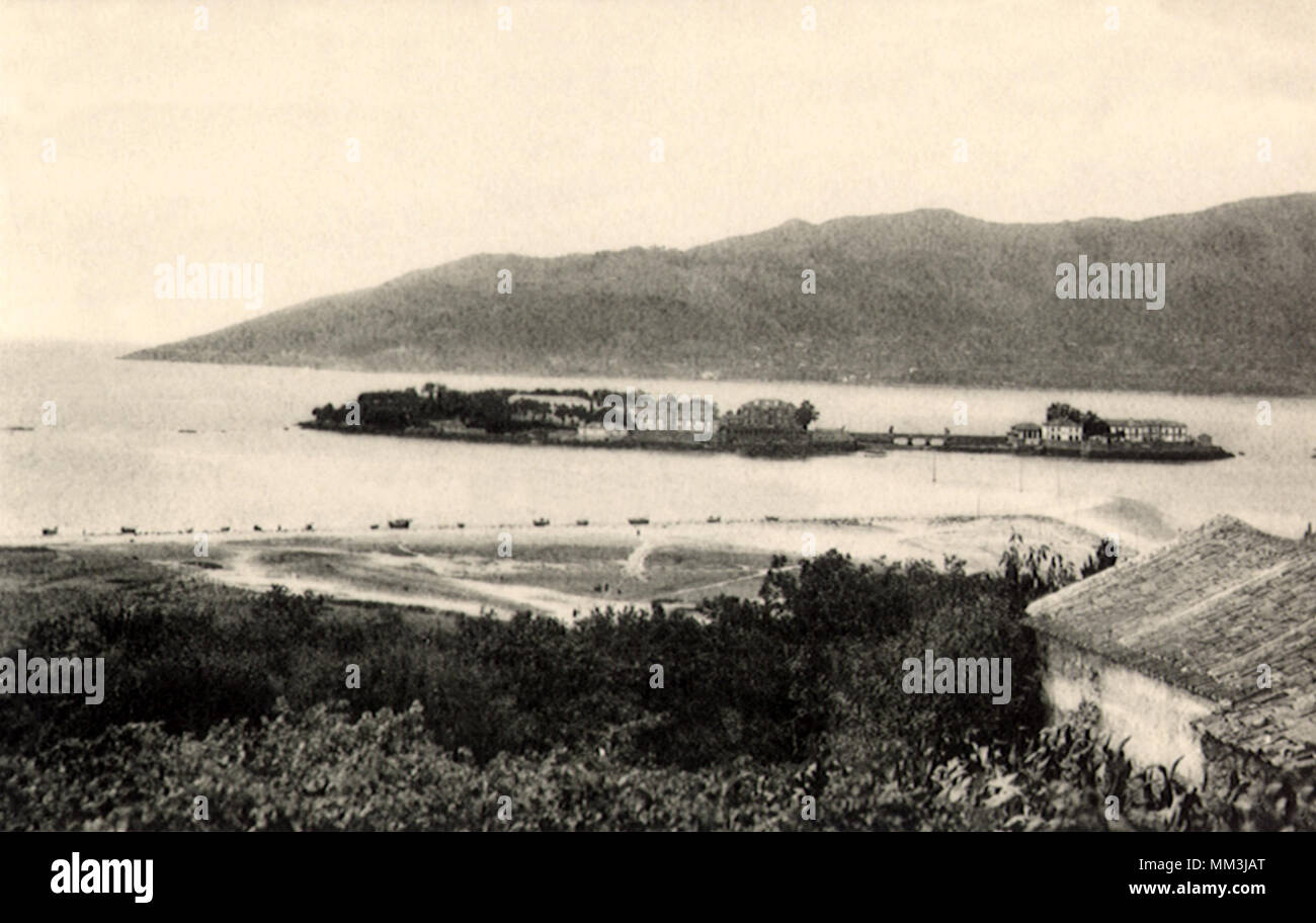San Simón Lazareto. Vigo. 1930 Stock Photo